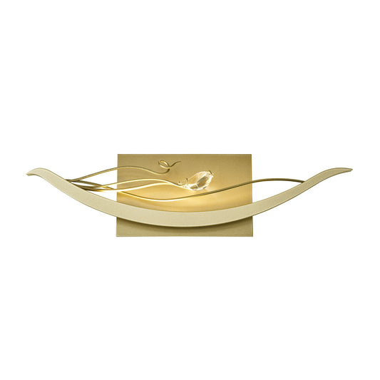 Courbé Single Light 6-1/2" Tall Integrated LED Wall Sconce - ADA Compliant