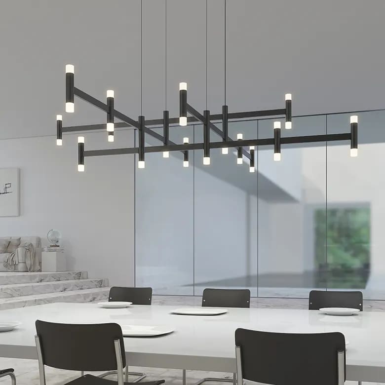 Systema Staccato 28 Light 70" Wide LED Indoor Oversized Pendant