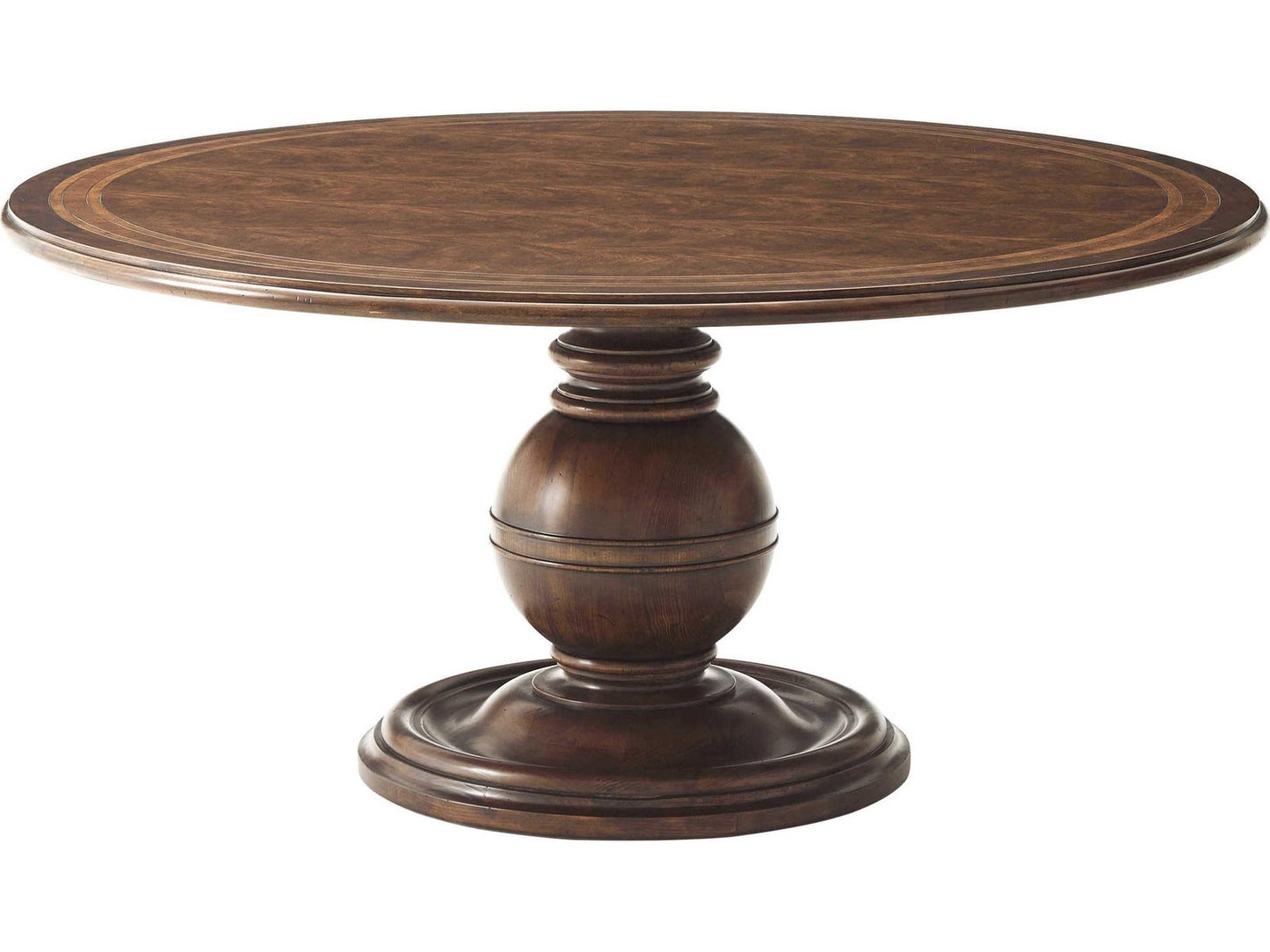 Brooksby 64 Inch Round Dining Table Mahogany and Cerejeira