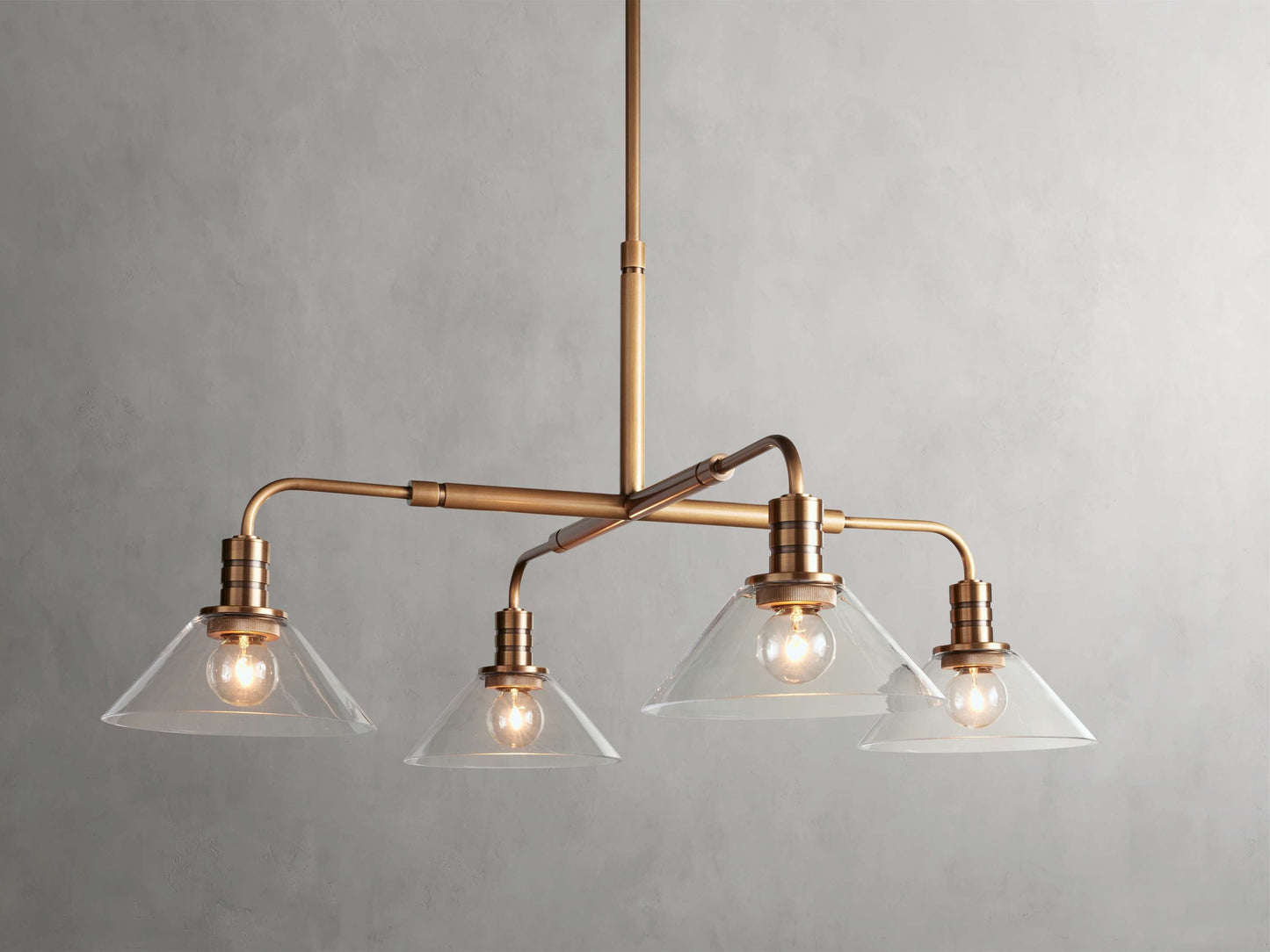 Theron Cone Shade Round Chandelier