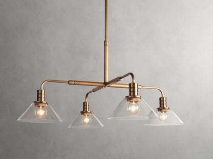 Theron Cone Shade Round Chandelier