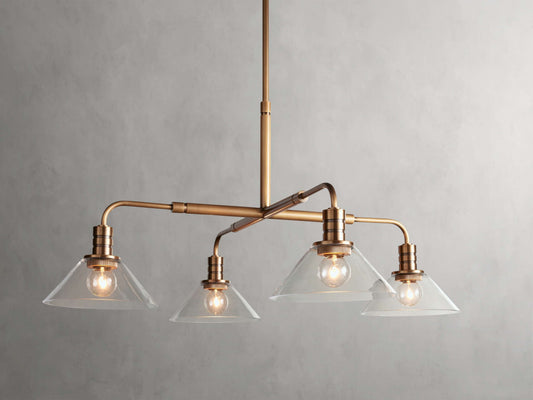 Theron Cone Shade Round Chandelier