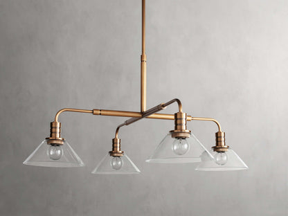Theron Cone Shade Round Chandelier