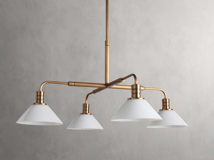 Theron Cone Shade Round Chandelier