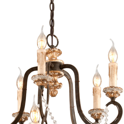 Bordeaux 10 Light 2 Tier Chandelier