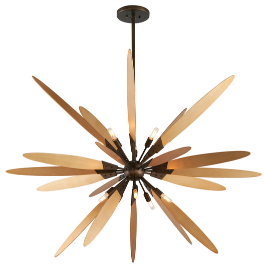 Dragonfly 10 Light 60" Wide Hand Crafted Pendant