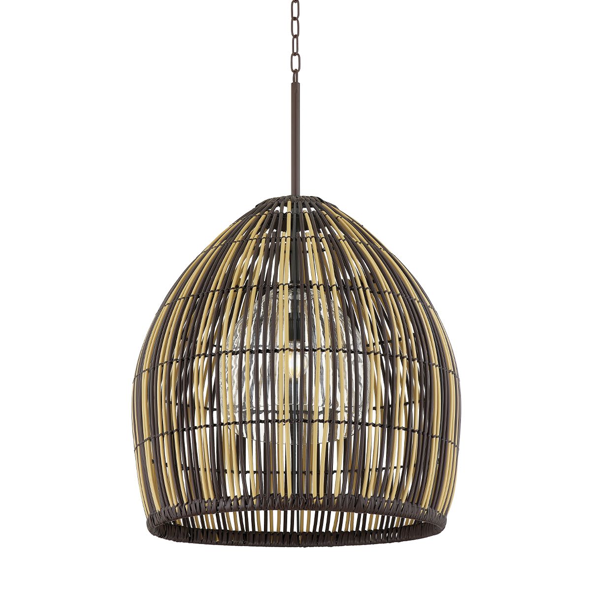 Holden 35" Wide Wood Pendant