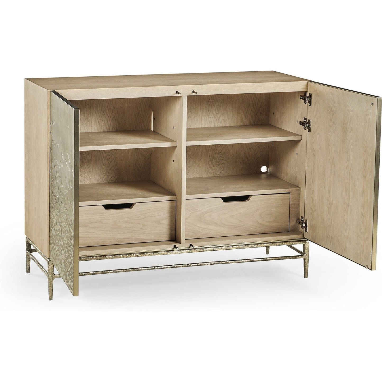 Jonathan Charles Diel Acid Etched Door Chest (500416-BLO-BSM)