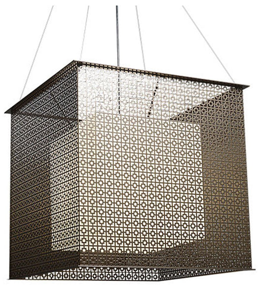 UltraLights Clarus 24" Wide Black and Opal Triac LED Pendant Light