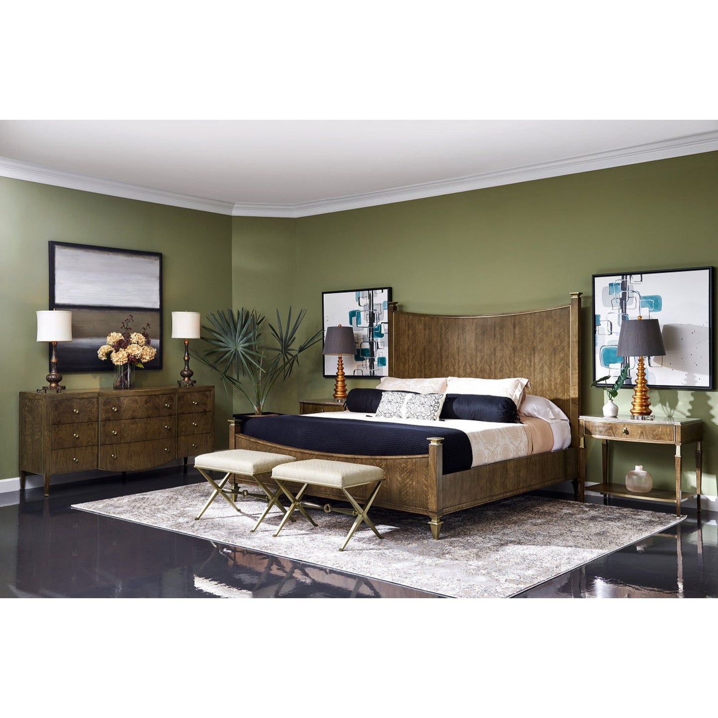 Jonathan Charles Barcelona Us King Bed (496079-USK-WBA)