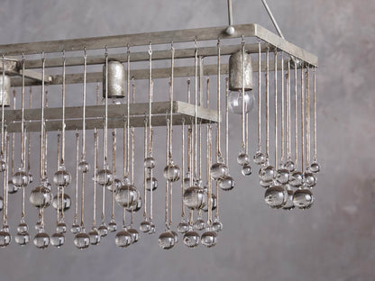 Valcrest Crystal Cage Rectangular Chandelier