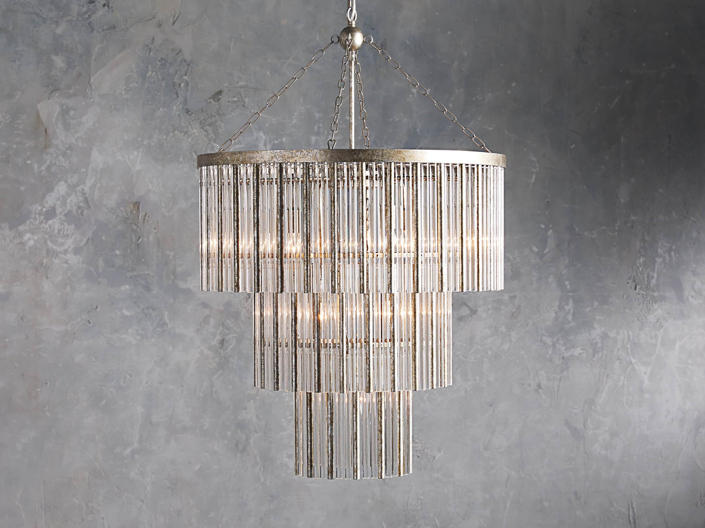 Valdoria Grand Crystal Tiered Chandelier