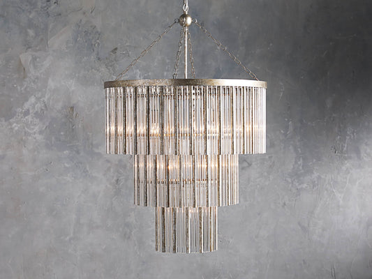 Valdoria Grand Crystal Tiered Chandelier