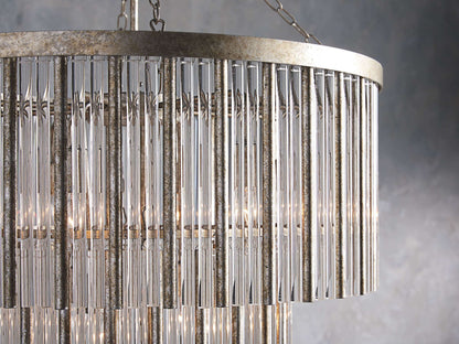 Valdoria Grand Crystal Tiered Chandelier