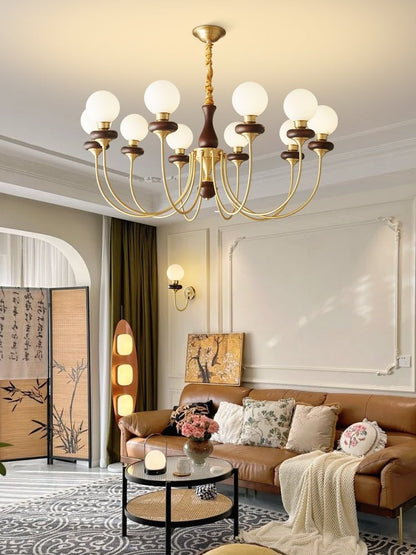 Valmont Arc Glass Chandelier
