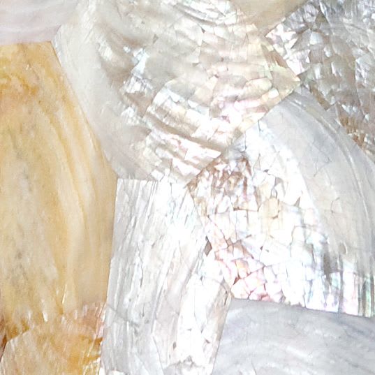 Big 8 Light 60" Reclaimed Shells Linear Chandelier