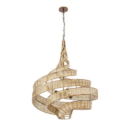 Varaluz Flow 6 Light 30" Wide Abstract Chandelier