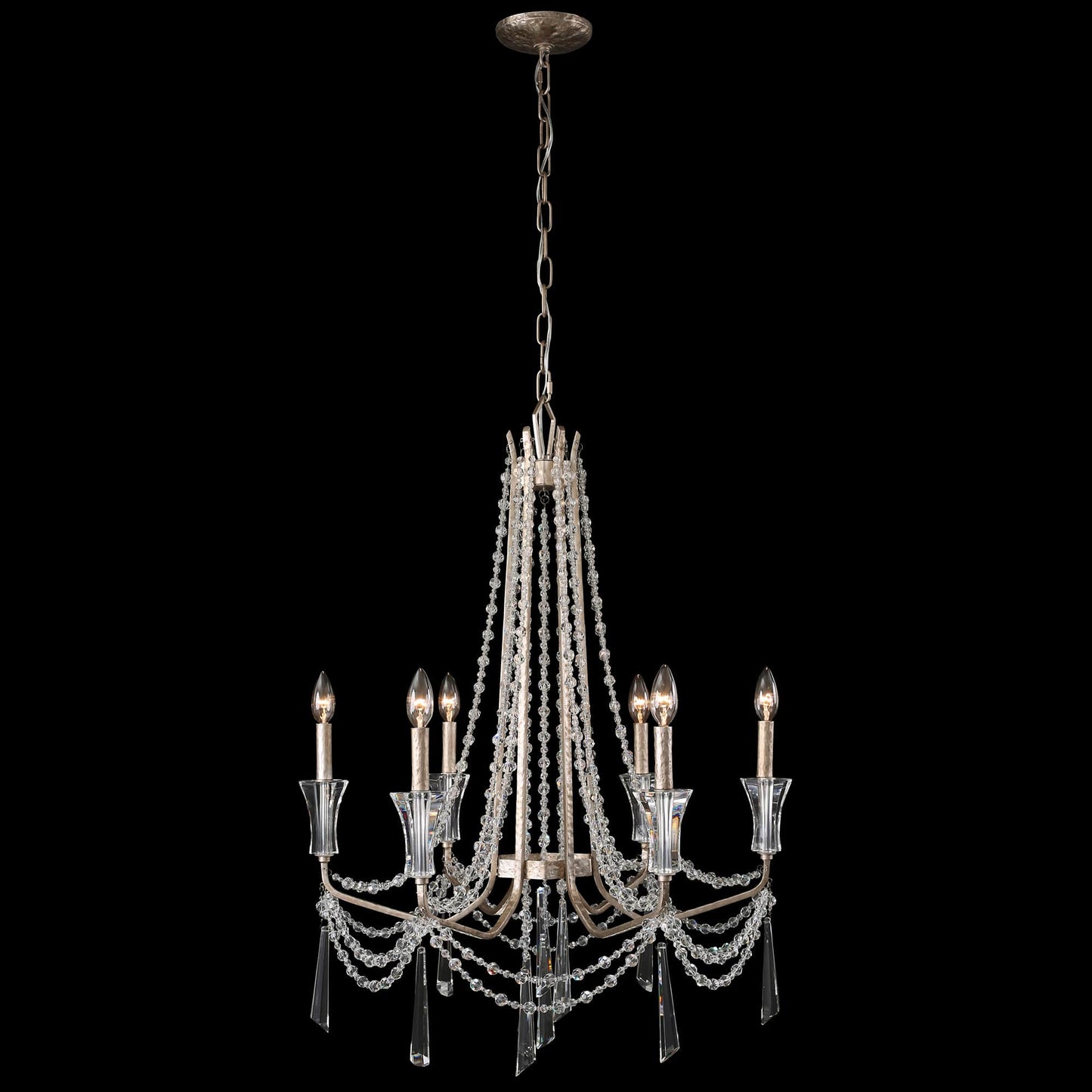 Barcelona 6 Light 27" Wide Crystal Chandelier