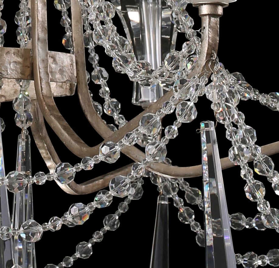 Barcelona 6 Light 27" Wide Crystal Chandelier