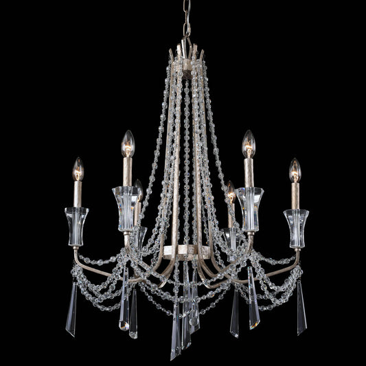 Barcelona 6 Light 27" Wide Crystal Chandelier