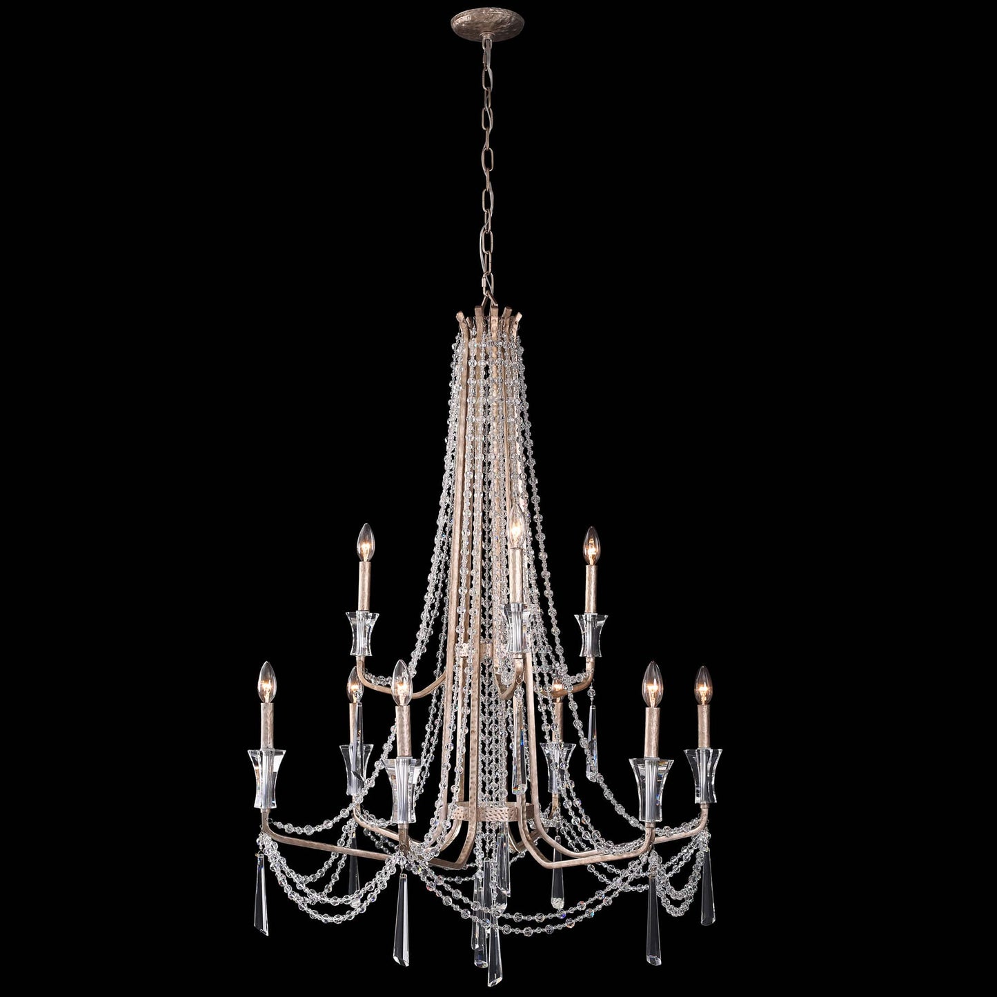 Barcelona 9 Light 35" Wide Crystal Chandelier