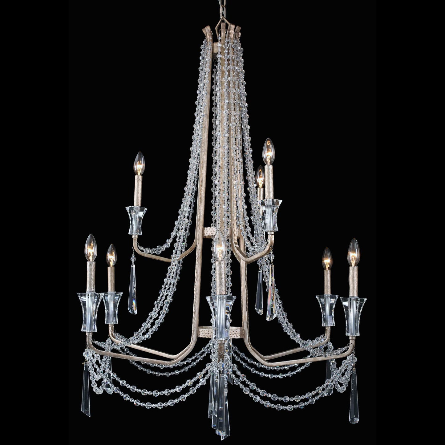 Barcelona 9 Light 35" Wide Crystal Chandelier