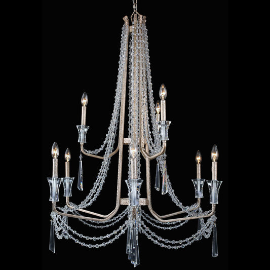 Barcelona 9 Light 35" Wide Crystal Chandelier
