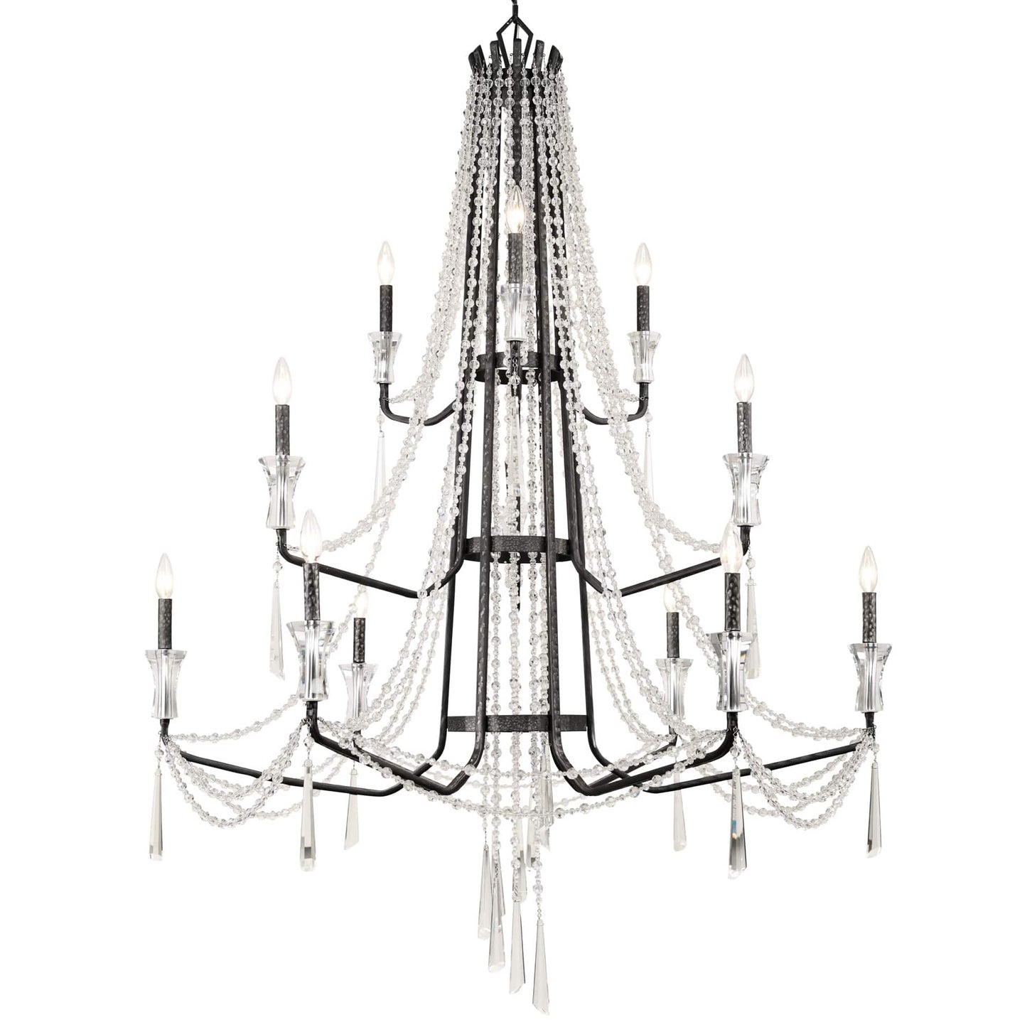 Barcelona 12 Light 44" Wide Crystal Chandelier