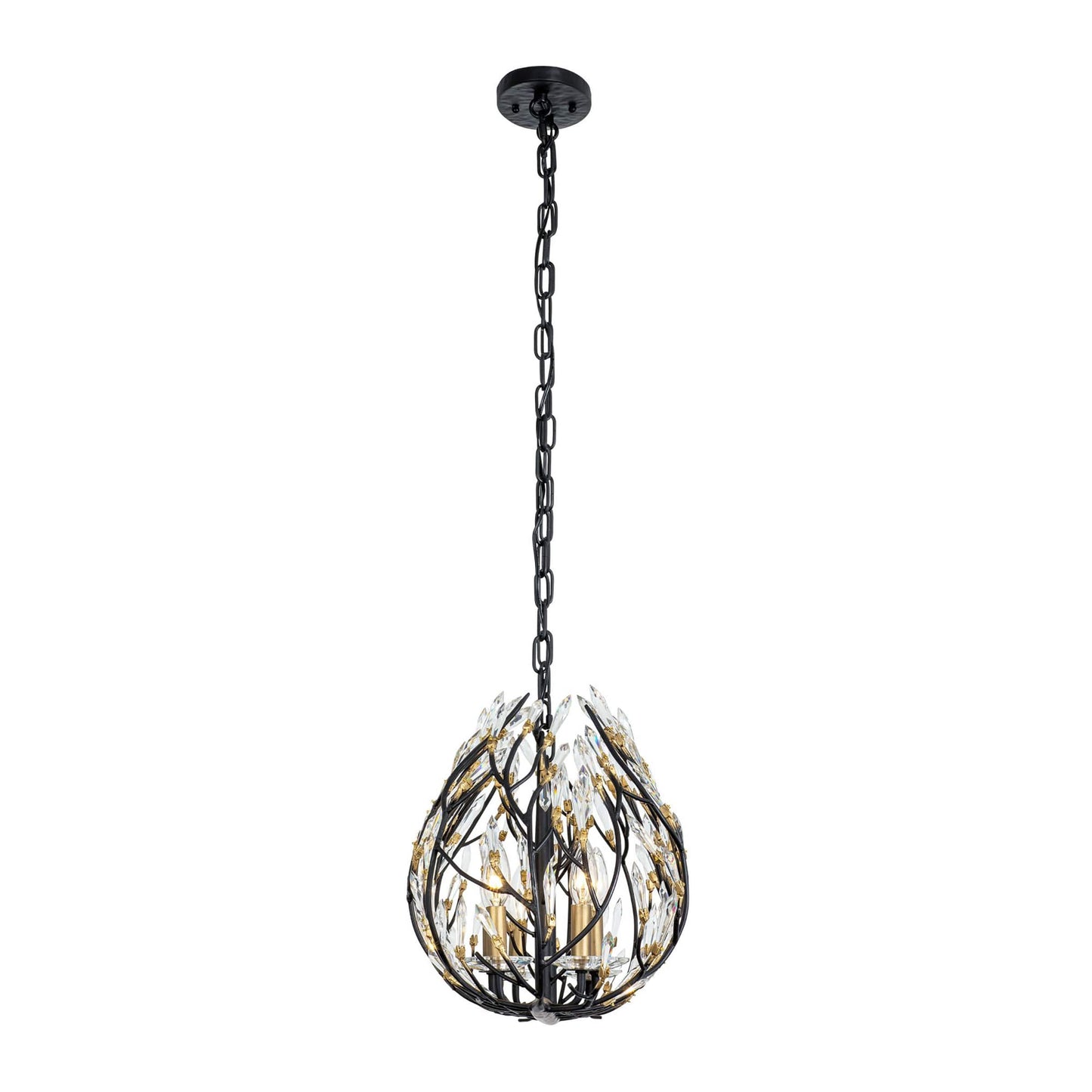 Bask 6 Light 36" Wide Crystal Linear Pendant