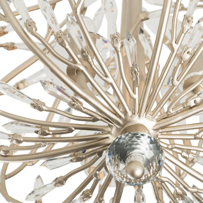 Varaluz Bask 6 Light 27" Wide Crystal Abstract Chandelier