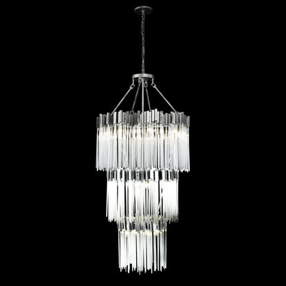 Varaluz Matrix 18 Light 30" Wide Waterfall Chandelier