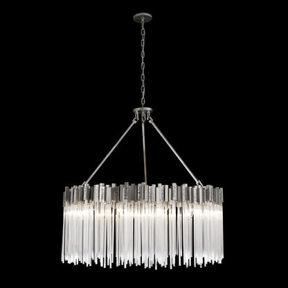 Varaluz Matrix 12 Light 40" Wide Ring Chandelier