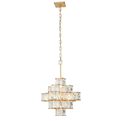 Varaluz Cubic 6 Light 26" Wide Crystal Chandelier