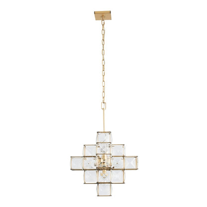 Varaluz Cubic 6 Light 26" Wide Crystal Chandelier