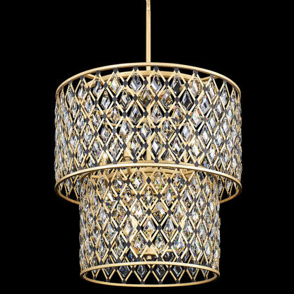 Windsor 7 Light 25" Wide Crystal Waterfall Chandelier