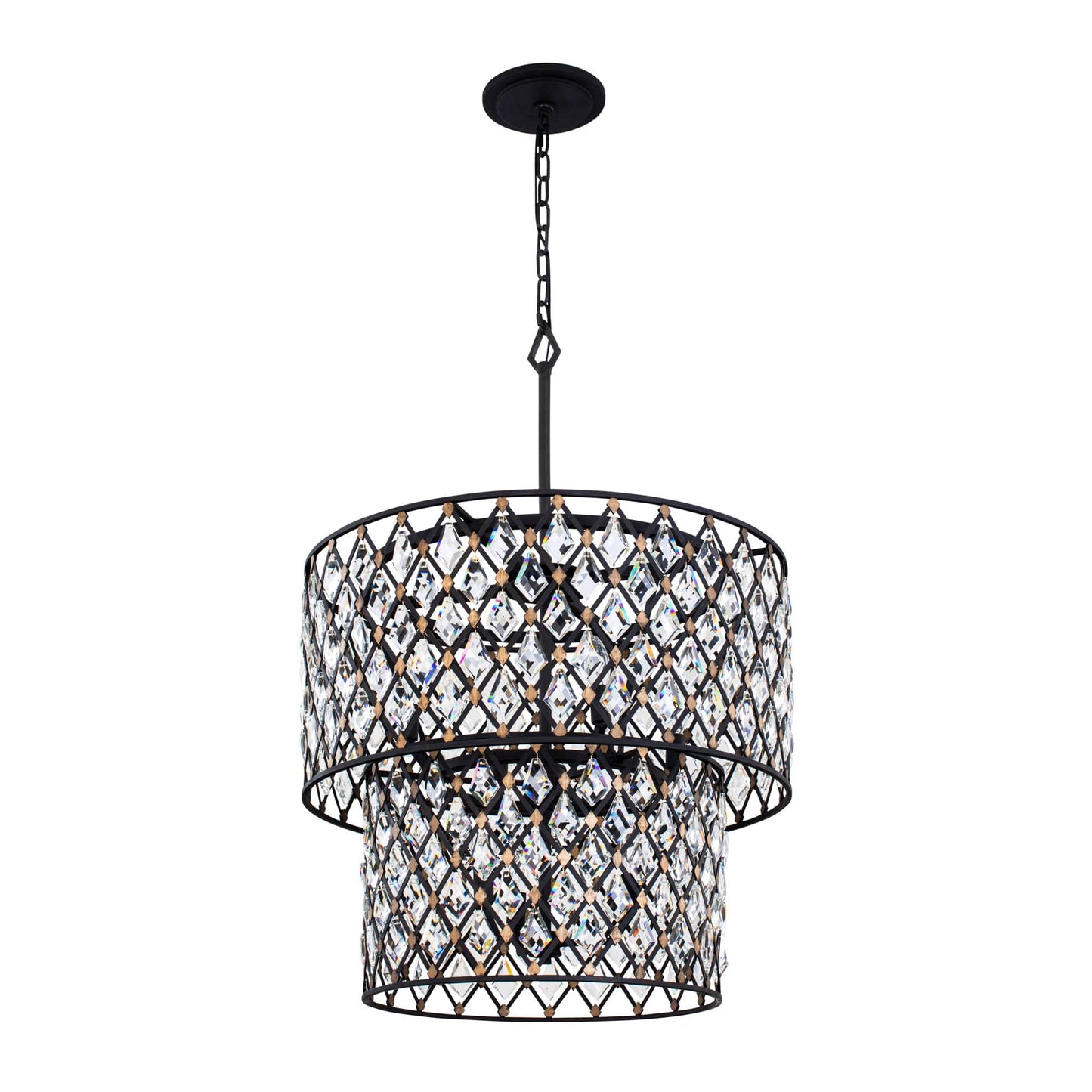 Windsor 7 Light 25" Wide Crystal Waterfall Chandelier