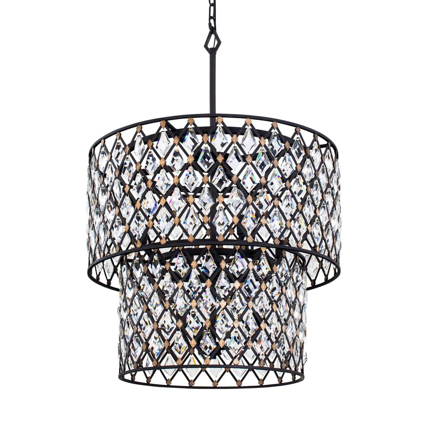 Windsor 7 Light 25" Wide Crystal Waterfall Chandelier