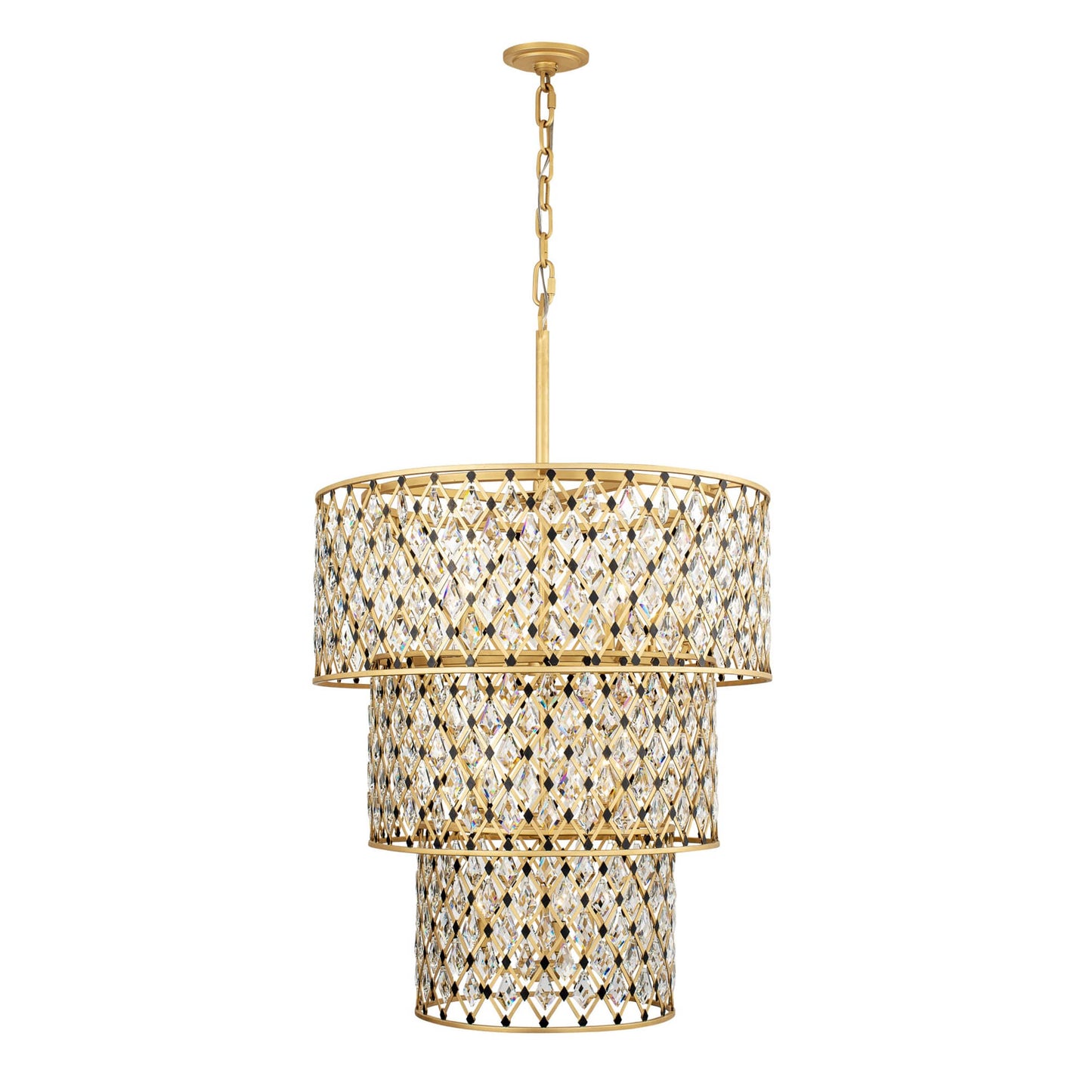 Windsor 13 Light 32" Wide Crystal Waterfall Chandelier