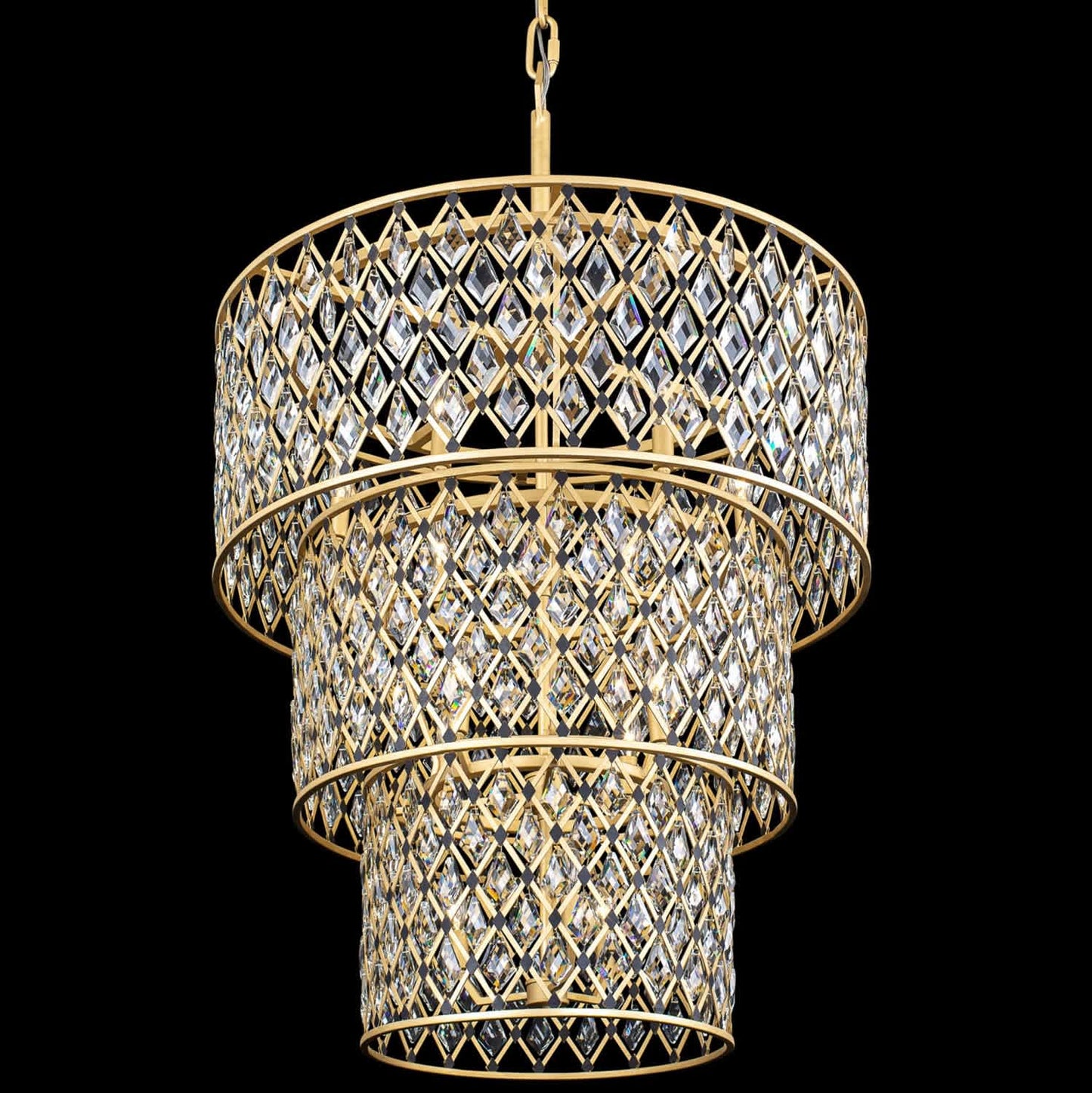 Windsor 13 Light 32" Wide Crystal Waterfall Chandelier