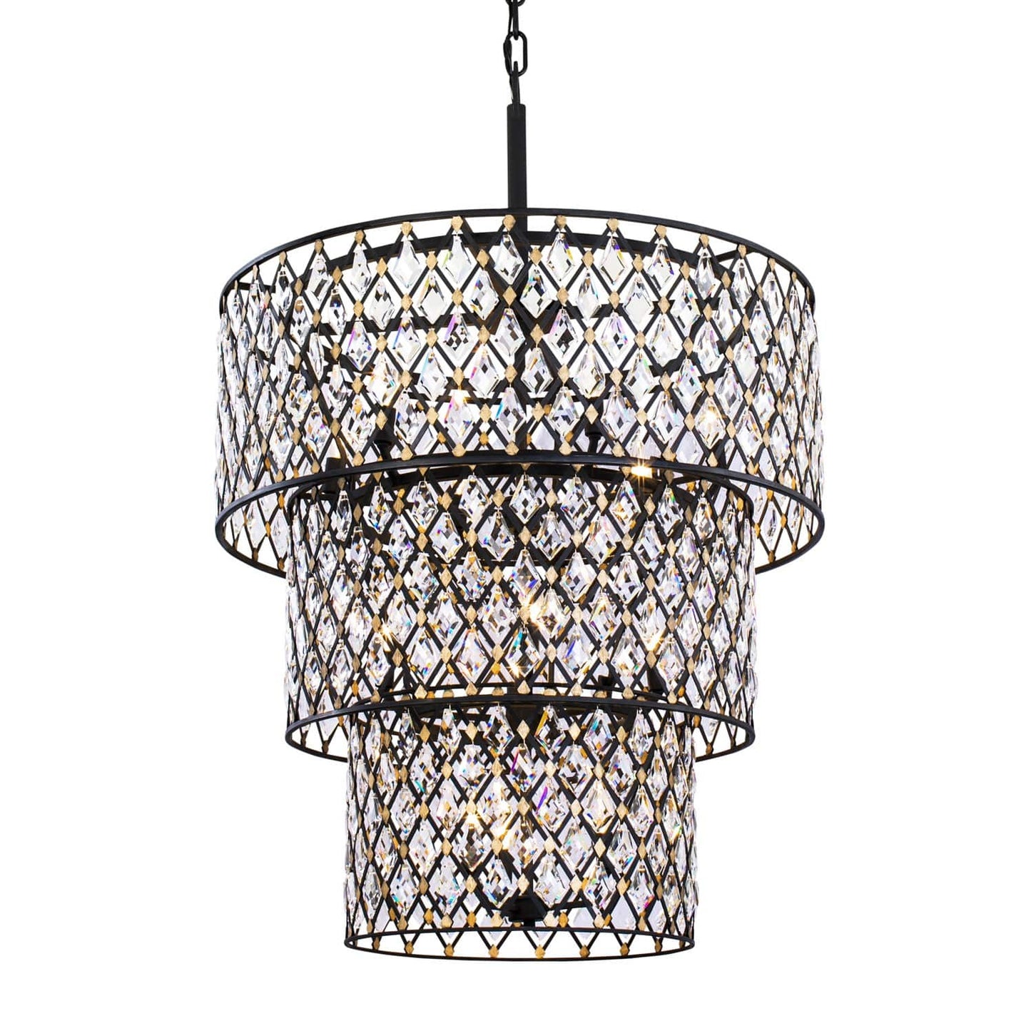 Windsor 13 Light 32" Wide Crystal Waterfall Chandelier