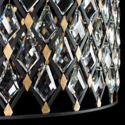 Windsor 8 Light 36" Wide Crystal Drum Chandelier