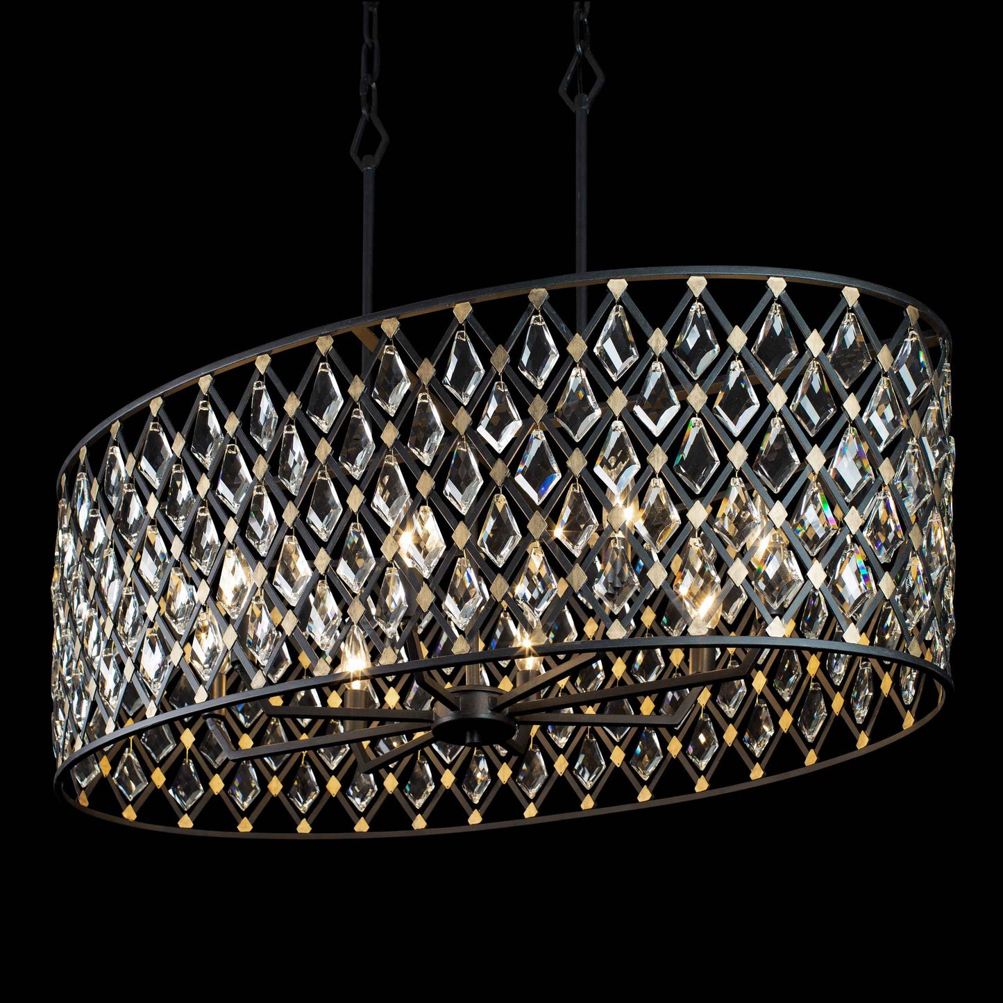 Windsor 8 Light 36" Wide Crystal Drum Chandelier