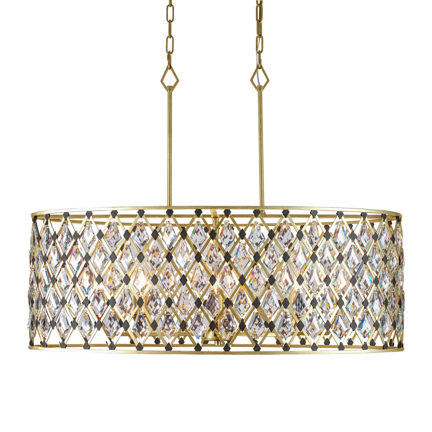 Windsor 8 Light 36" Wide Crystal Drum Chandelier