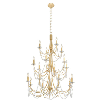 Brentwood 18 Light 32" Wide Taper Candle Style Chandelier