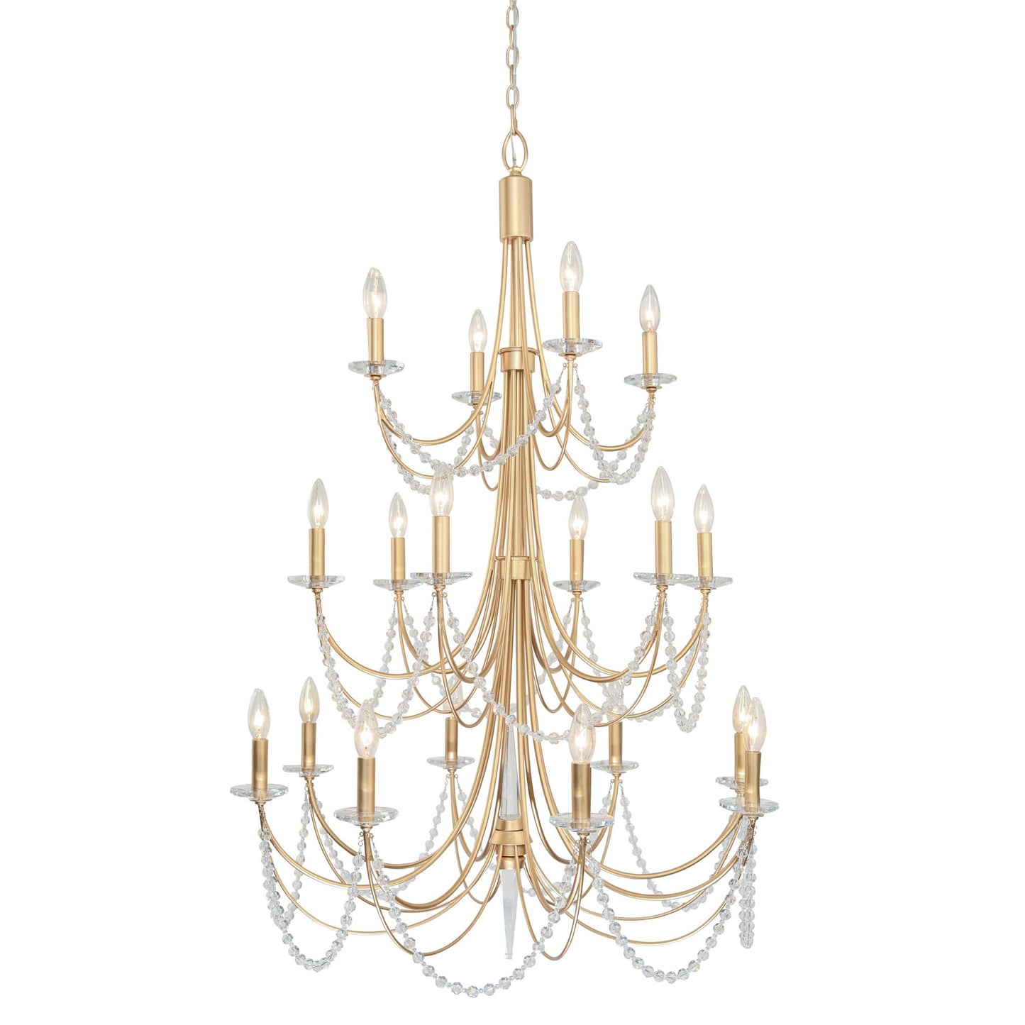 Brentwood 18 Light 32" Wide Taper Candle Style Chandelier