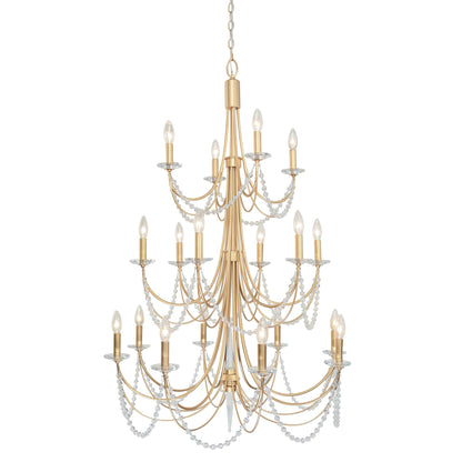 Brentwood 18 Light 32" Wide Taper Candle Style Chandelier