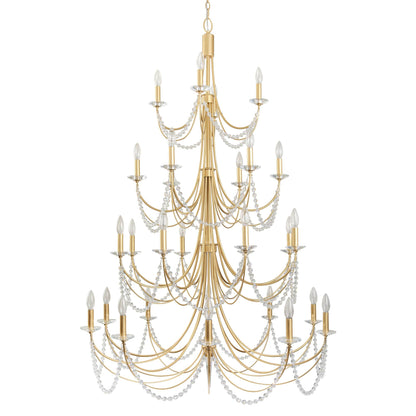 Brentwood 28 Light 40" Wide Taper Candle Style Chandelier