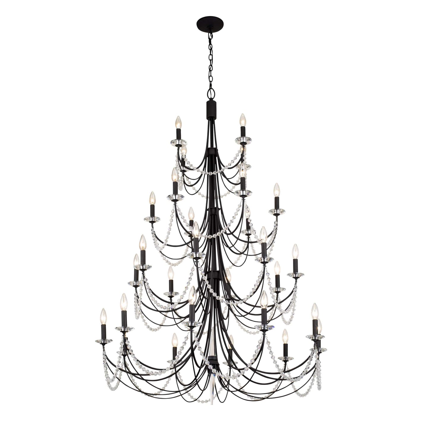 Brentwood 28 Light 40" Wide Taper Candle Style Chandelier