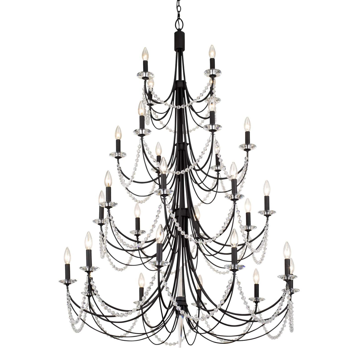 Brentwood 28 Light 40" Wide Taper Candle Style Chandelier