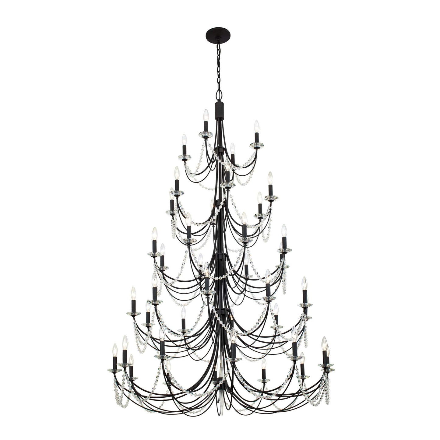 Brentwood 40 Light 48" Wide Taper Candle Style Chandelier